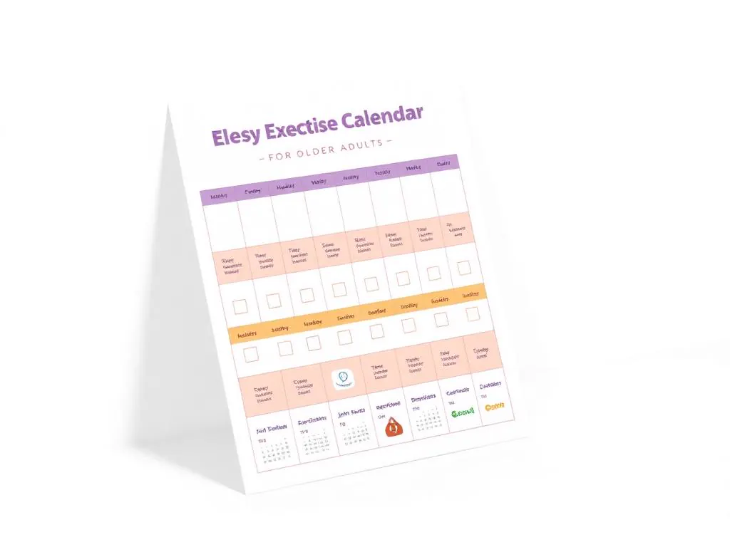 30-Day Activity Calendar printable workbook mockup