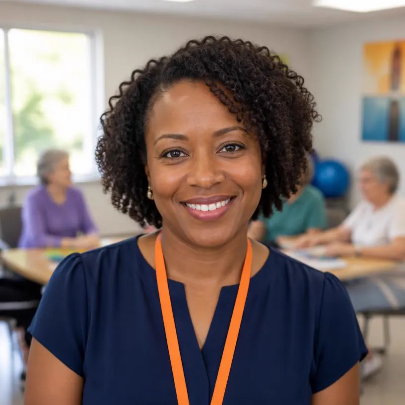 Representative portrait of a senior activity professional